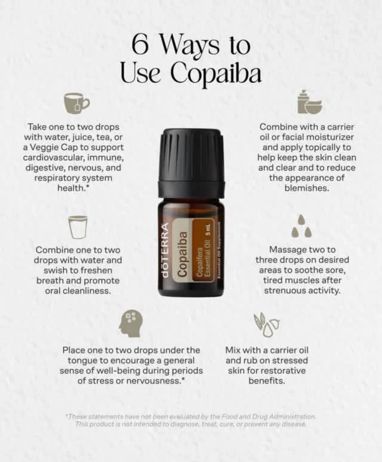 The Royal Court of oils

What do I mean by that? You&rsquo;ve heard that Frankincense is the king of oils, right?

Well, Copaiba sits right beside him at that table. It&rsquo;s one of the oils I use daily to support my own health and wellbeing, and h
