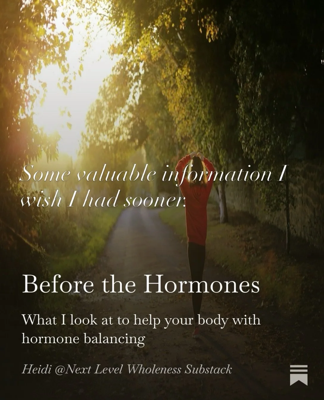 &hellip;.Here is what I see in my practice. A woman in her late forties or fifties comes to me tired, waking at three in the morning, carrying weight around her middle that arrived out of nowhere, foggy, flat, and she says some version of I did every