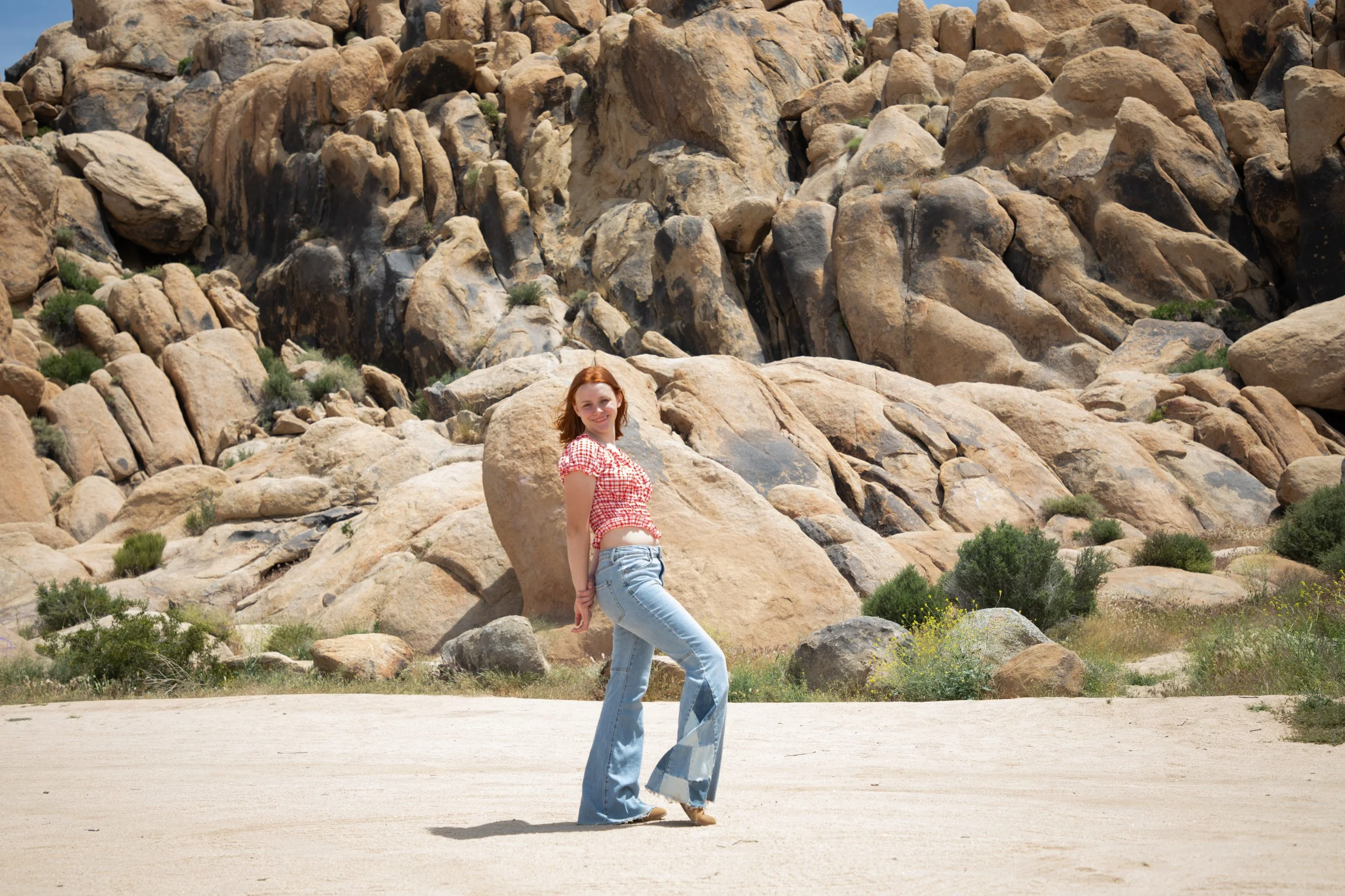 apple valley horseman camp senior pictures by family photographer.
