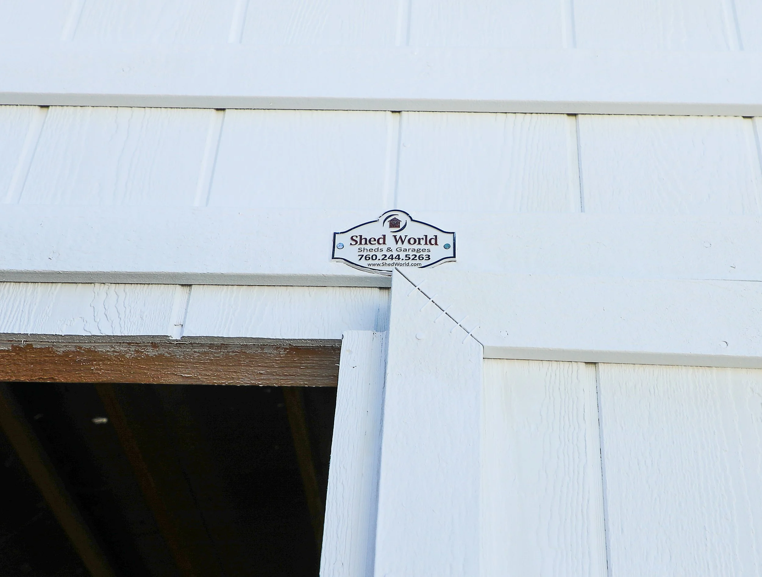 Shed world building transformation DIY project for photos.