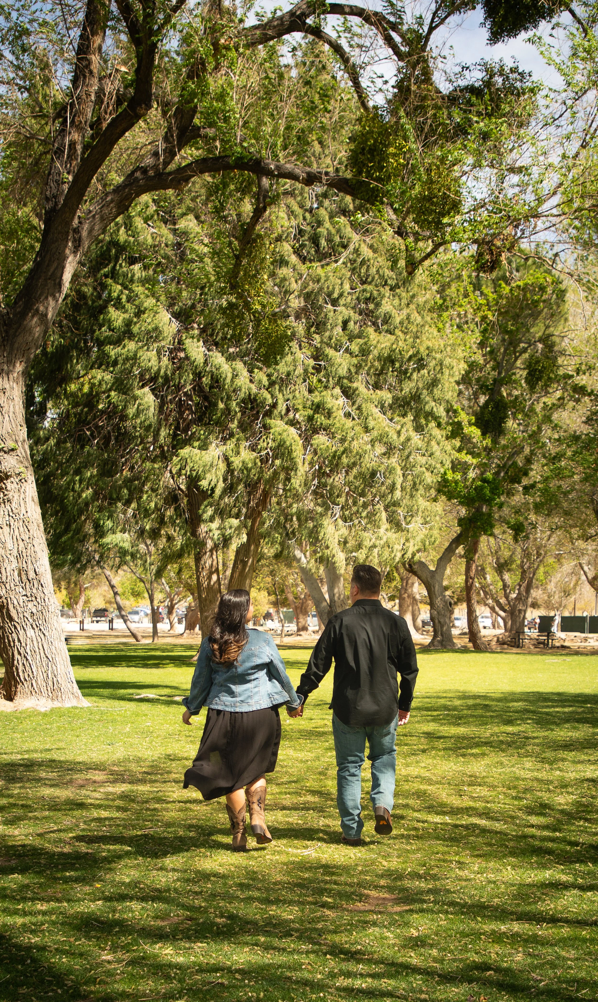 hesperia ca, engagement pictures that are fun, not awkward for couples who don't love their photos taken.
