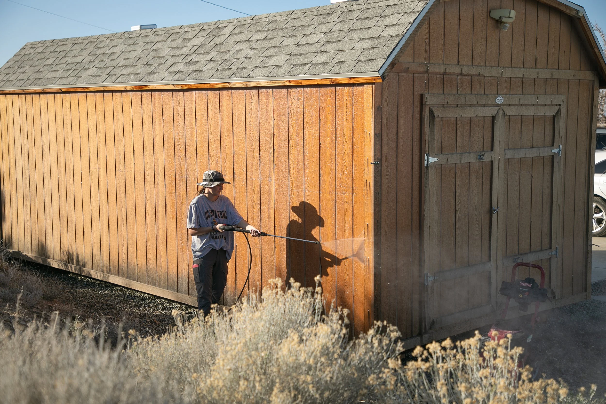 How to turn a shed into a photo studio for creating art