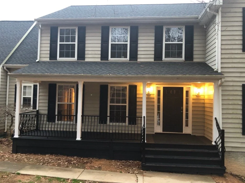 Front Porch and Walkway