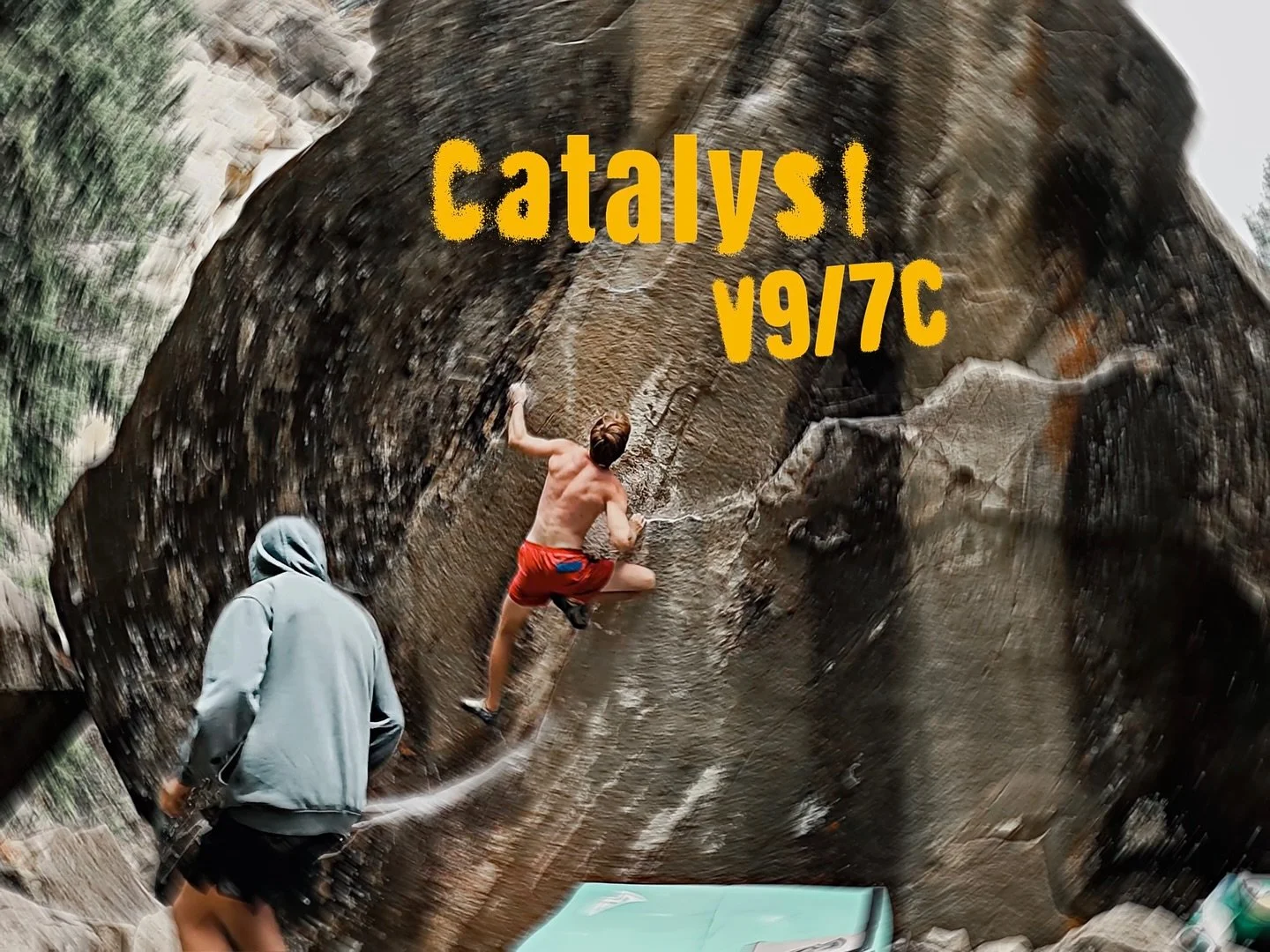 @levihm sending the quote &ldquo;king line of skyline&rdquo; an apt and well earned title for this incredibly aesthetic piece of rock! Check out the Grifter YouTube account for the uncut footage. 

#bouldering #climbing #grifter #thod #albertaboulder