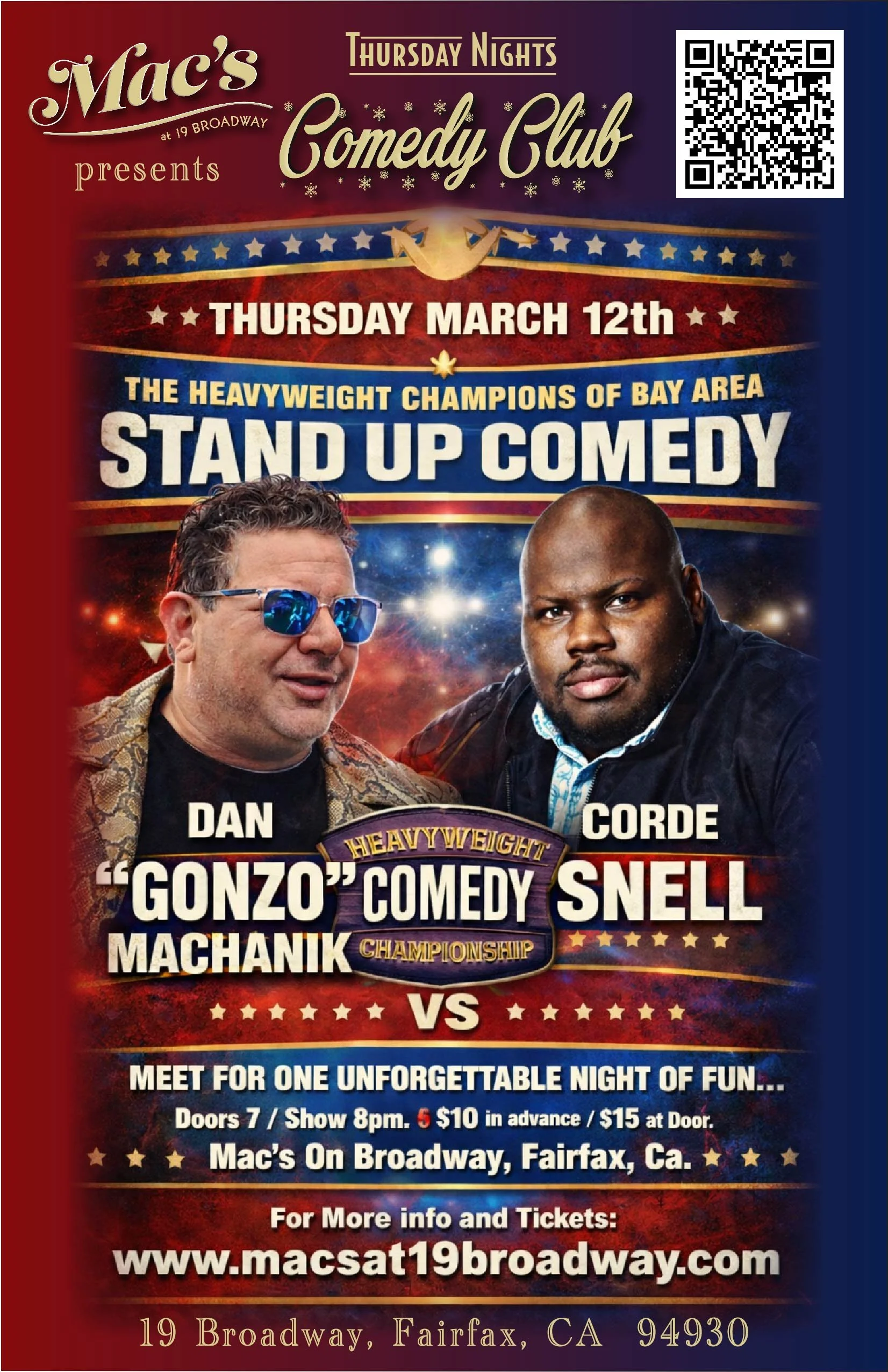 Heavyweights of  Bay Area Comedy Tour