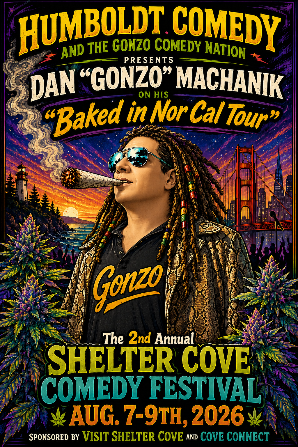 2 Shows at the Humboldt Comedy Festival in Shelter Cove, Ca