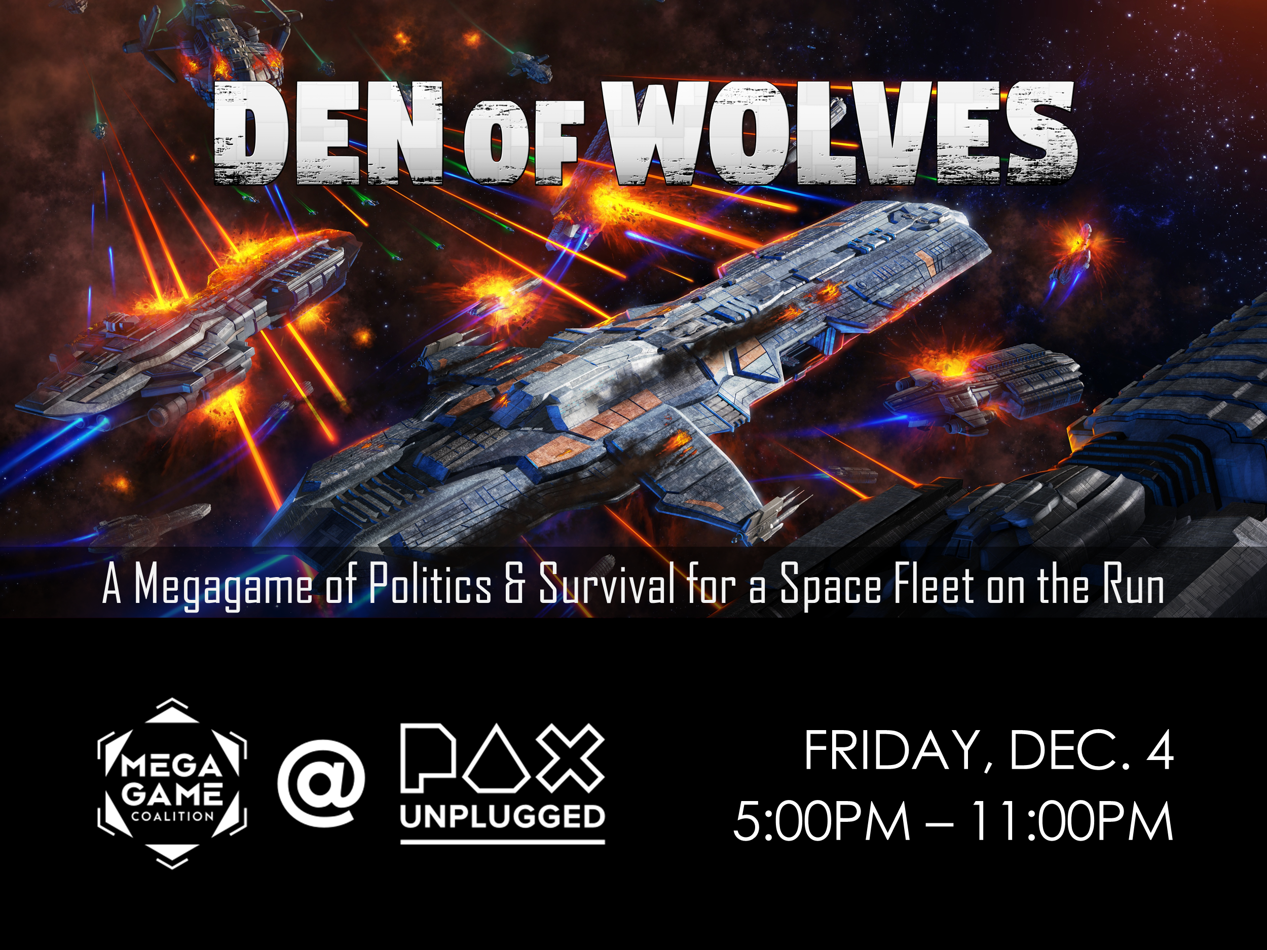 Den of Wolves: Infinite Doman Megagame @ PAX Unplugged 2026 - Evening Game