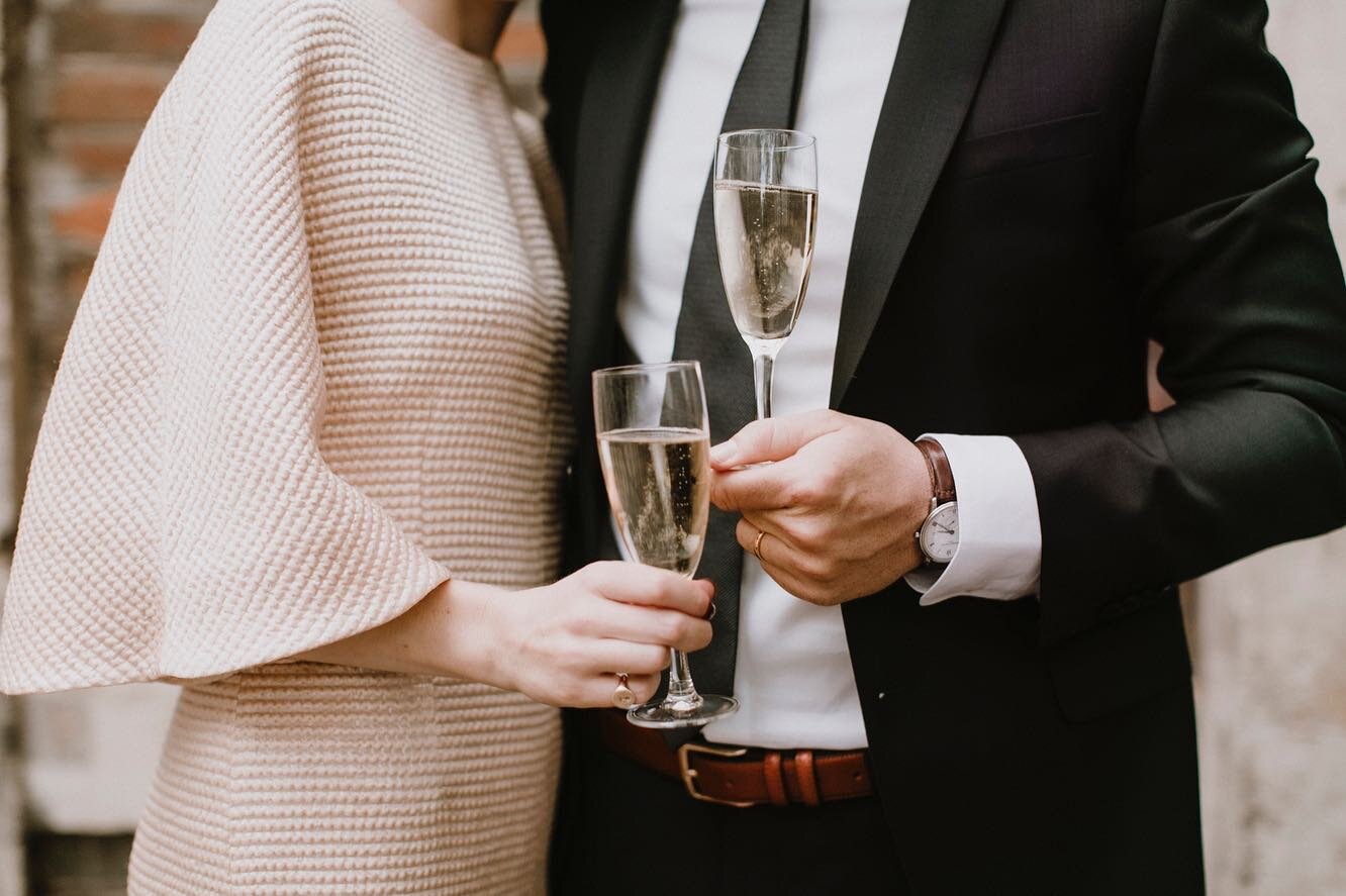 That just married feeling ✨💍🤍 
Emma + Nico in Paris