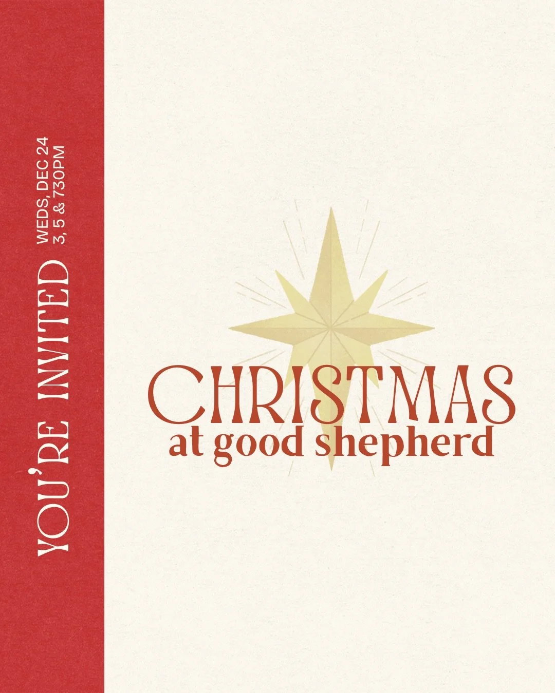 Celebrate Christmas with us 🌟

December 24
3 &amp; 5pm | Contemporary
730pm | Traditional

Learn more at the link in our bio