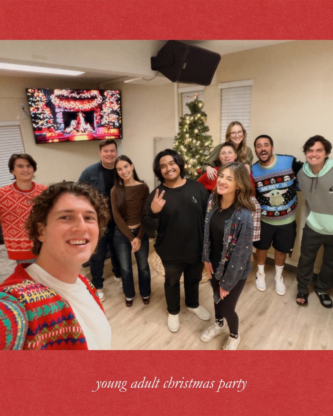 Hot cocoa + Christmas treats + friends you&rsquo;re glad to see = a good night ⛄️