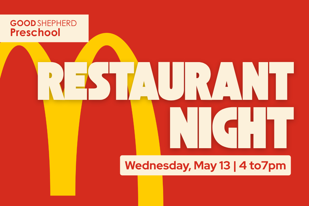 Preschool Restaurant Night: McDonald's