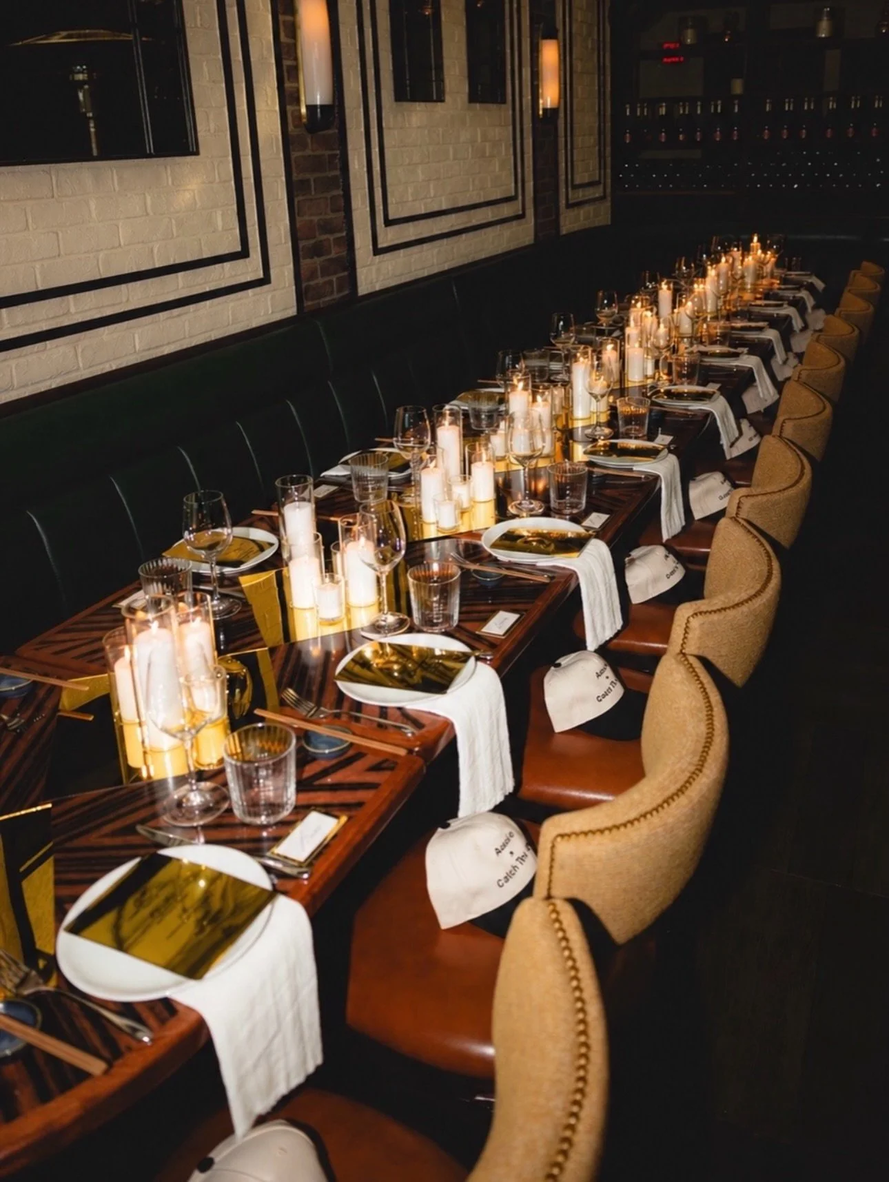 Celebrating @dayna + @colie.nuanez with a glamorous golden dinner party hosted by @azazieofficial 

Venue @catch 
Photo @maddiemurphyphoto 
Content @contentbar.co 
Prints @jerseyshorecelebrations 
Desserts @etoilefilantepatisserie @sweetesbakeshop