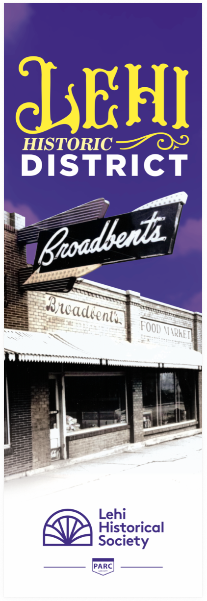 Broadbent's General Store front showing off it's new neon sign that was installed in March 1954. ArchivEra #022182.