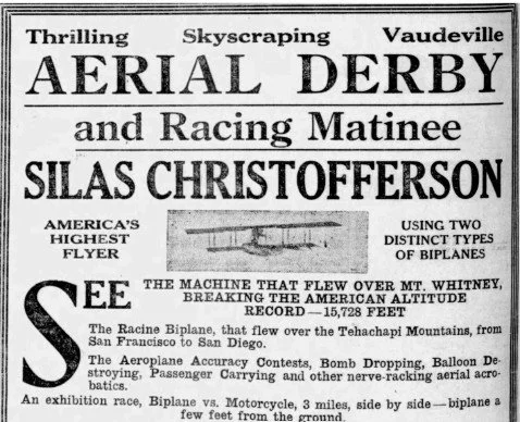 Advertisement from The Morning Oregonian, July 28, 1914.
