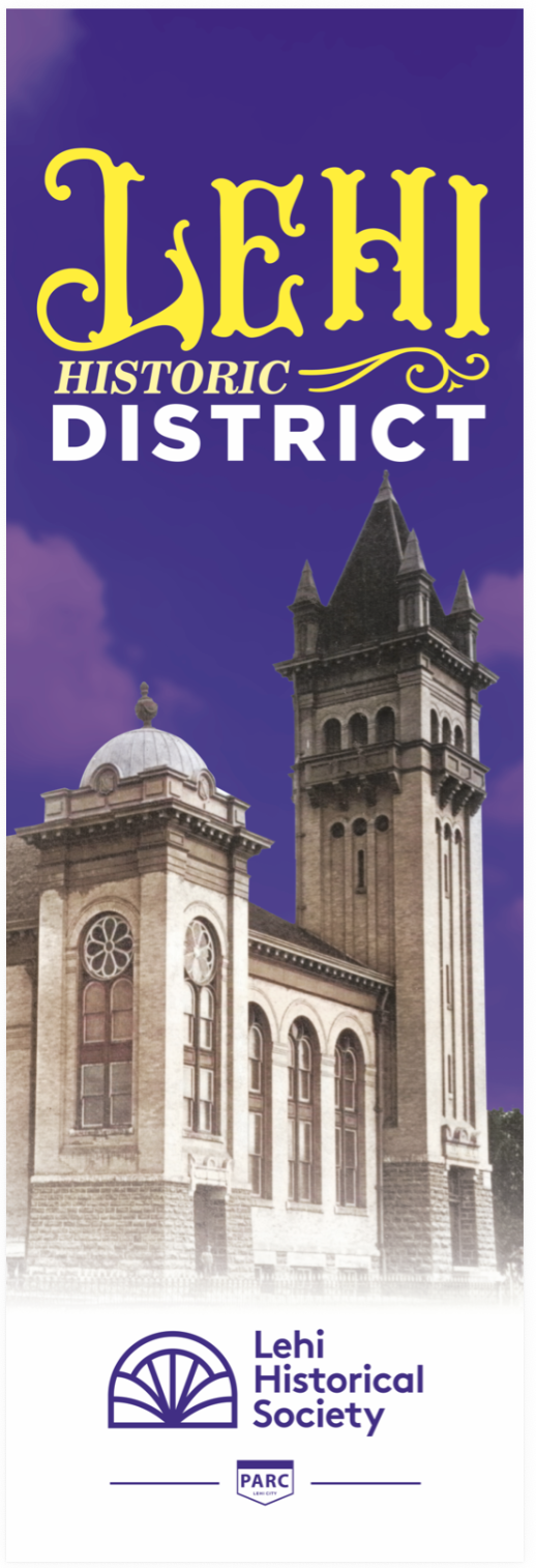 Lehi Tabernacle at 2nd and Center from Broadbent Collection. ArchivEra #022800