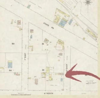 Sanborn Fire Insurance Map from Lehi, Utah County, Utah. Sanborn Map Company, Sep 1890.