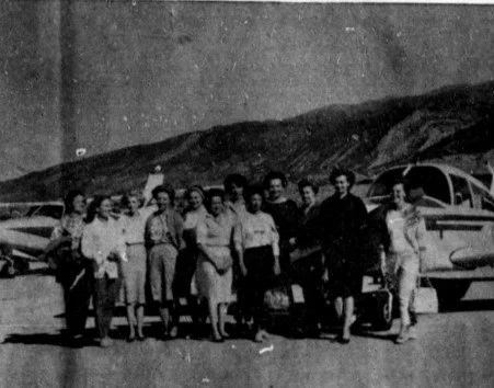 Jessie Carter with the 1963 99’s Club in Cedar City. Photo from The Iron County Record, October 17, 1963.