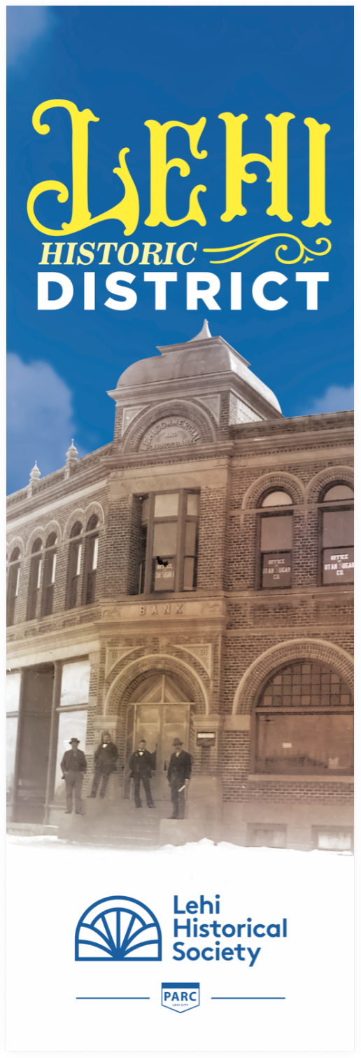 The Lehi Commercial and Savings Bank, built in 1891, on State Street in 2002. From 1925 through 1967, the building served as the Lehi Hospital ( RSVW). ArchivEra #033480.