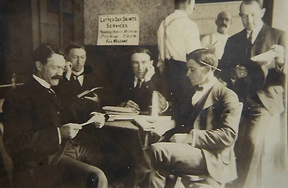 Missionary Study Session - 4th seated is William, 1904.