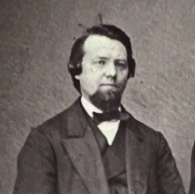 Thomas Taylor, circa 1863. He and his brother were the earliest successful businessmen  in Lehi. FamilySearch.com.