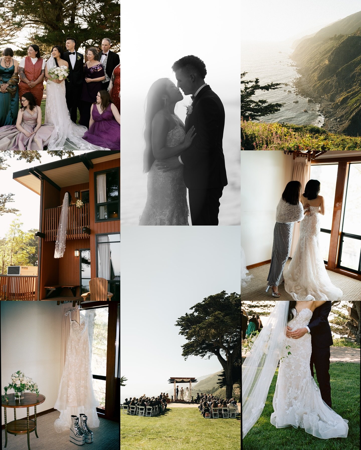 Some heartwarming moments celebrating these two sweet souls, Katarina &amp; Adam, in the stunning Cambria, Big Sur.  Honestly, one of the best days of my life, shooting alongside my insanely talented bestie @fotomagoria_com , who puts her heart into 