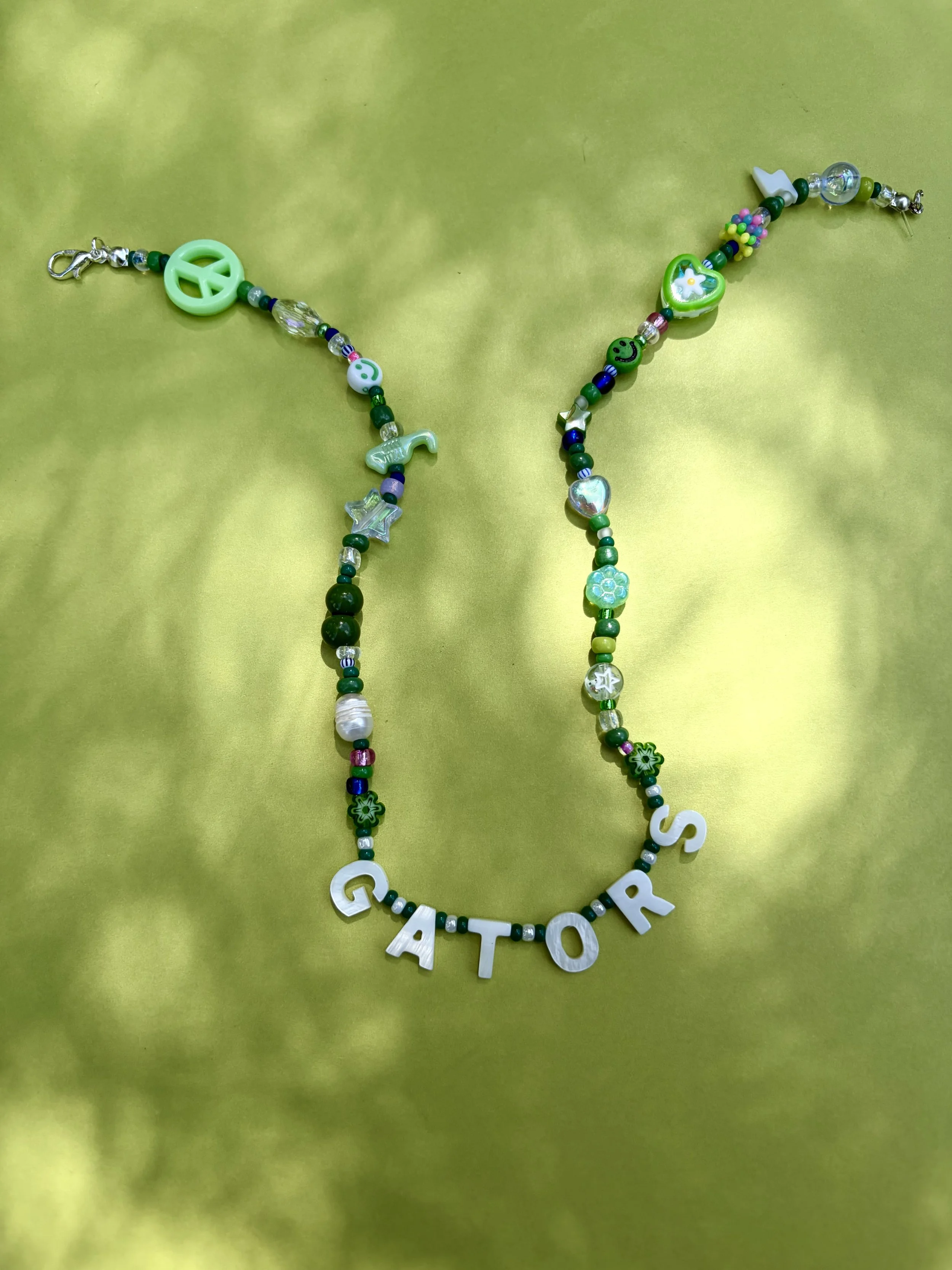 Wildwood Gators MOP Candy Necklace