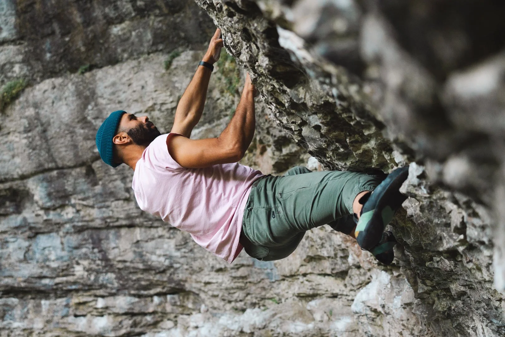 boulderer outside