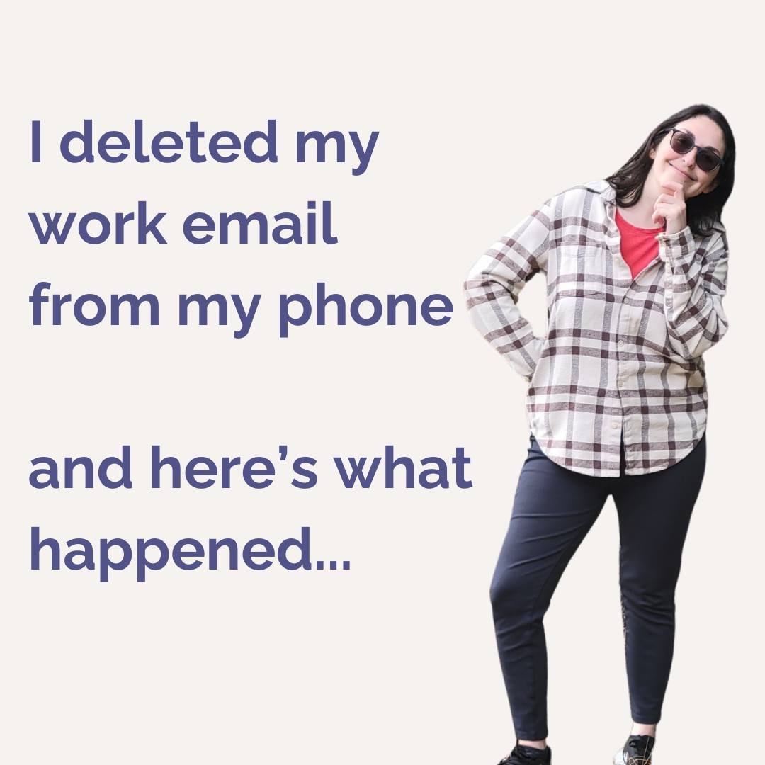 What about you?? Is your work email on your phone?