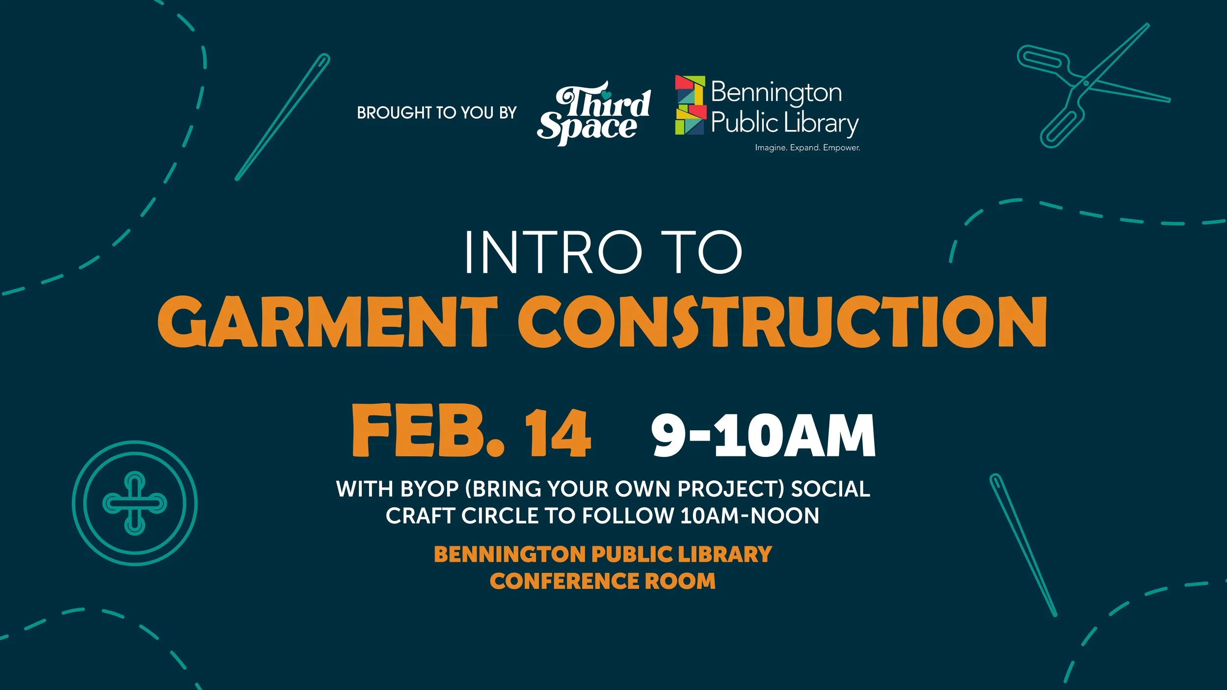 Intro to Garment Construction (+ craft circle)