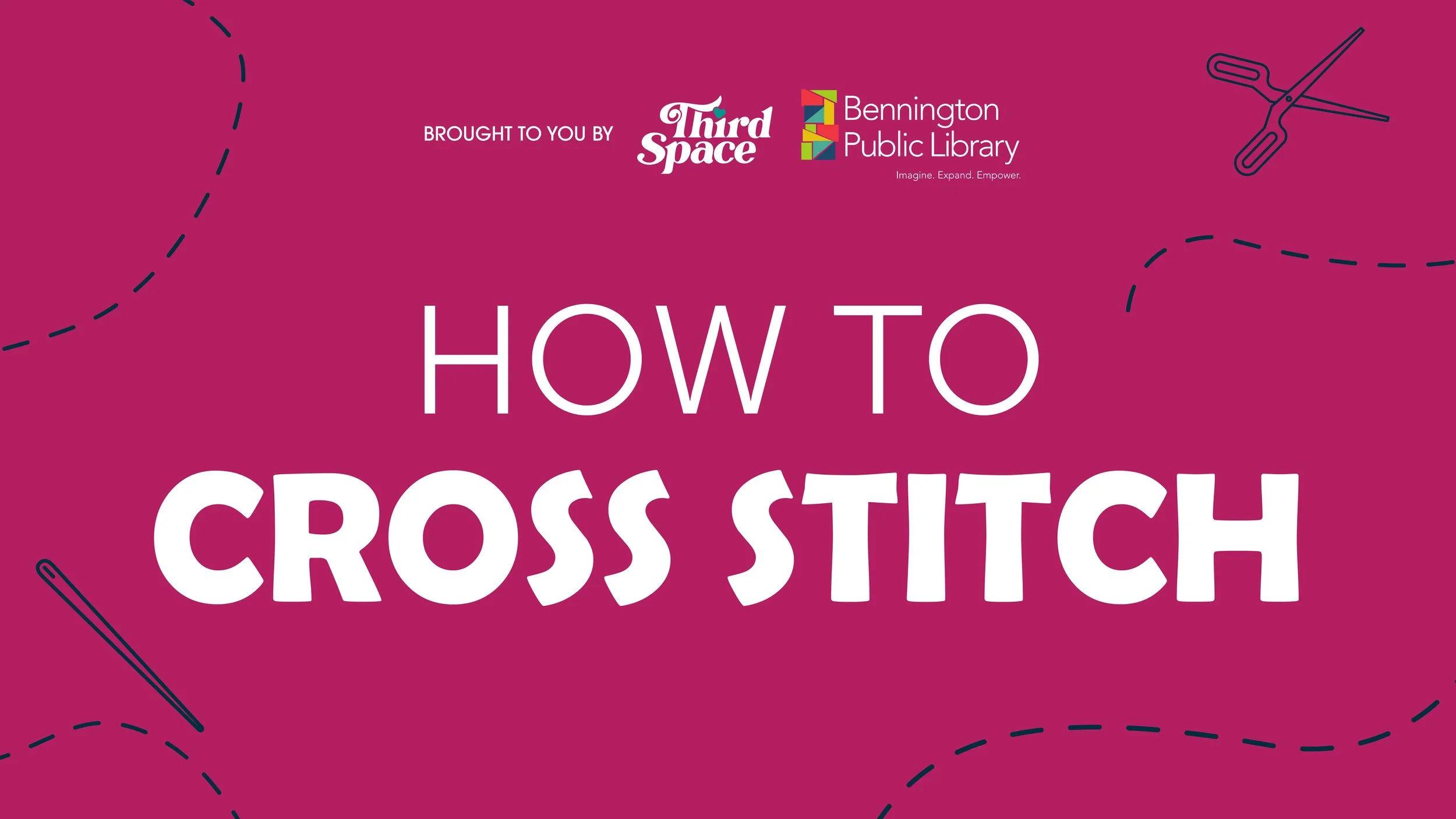 How to Cross Stitch + Craft Circle