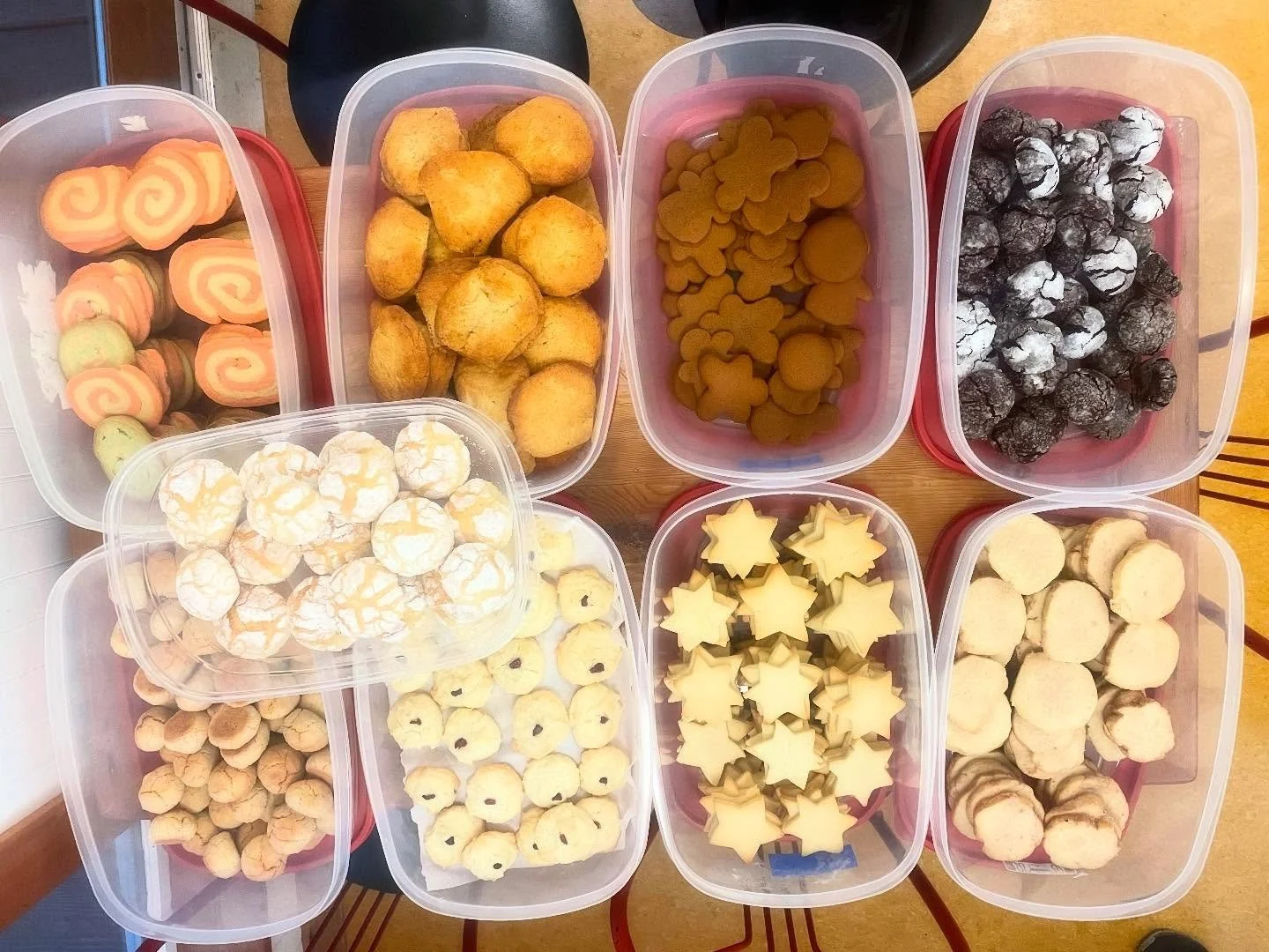THIS ISNT EVEN ALL THE COOKIES. 

Chef Kara and our incredible team of volunteers have been baking up an absolute storm in preparation for the Holiday Market next Sunday December 7th. 

We&rsquo;ll have assorted cookie plates for sale featuring all t