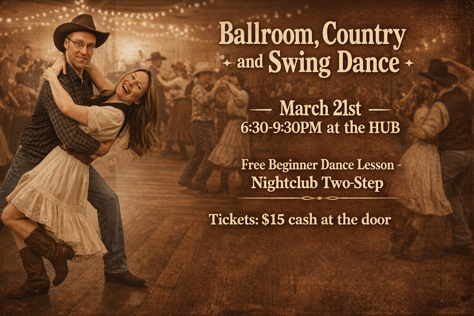 Ballroom, Country and Swing Dance 