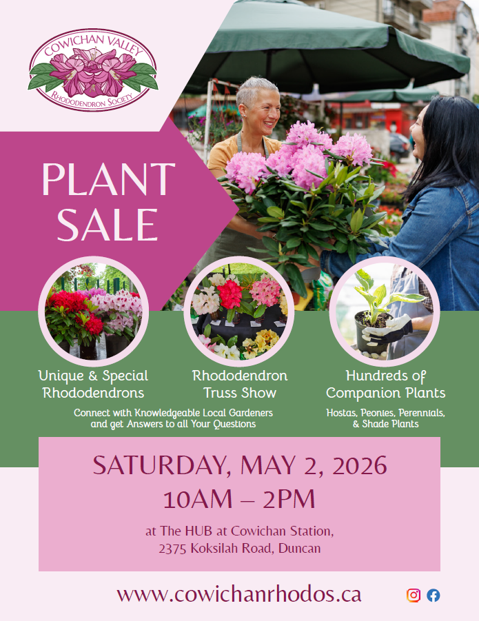 Cowichan Valley Rhododendron Society Plant Sale