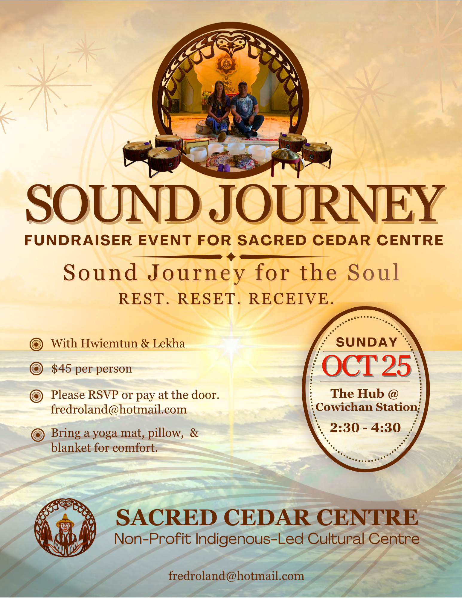 Sound Journey - Fundraiser for Sacred Cedar Centre