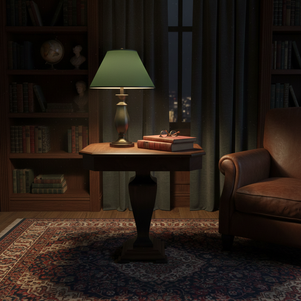 Walnut Octagonal Table