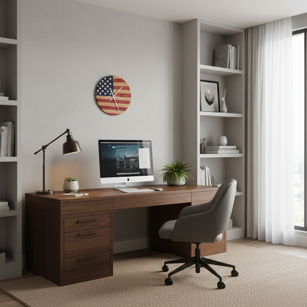 Americana Wall Clock