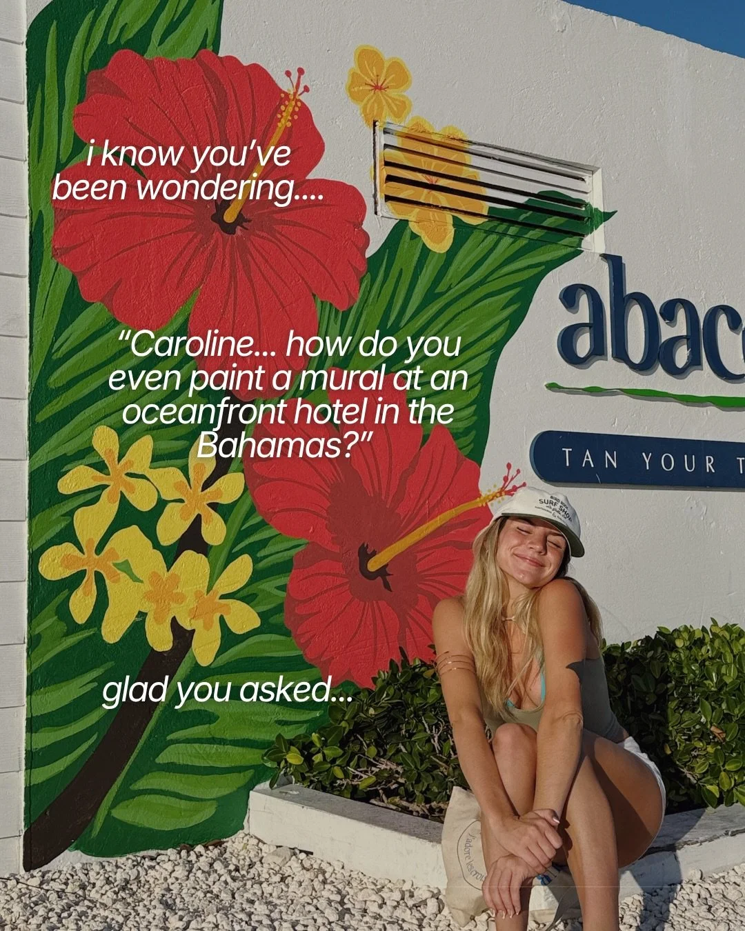 It&rsquo;s really that simple. 

Which step do you need more explaining on, let me know below

#mural #muralpainting #bahamas #sandiego #muralist