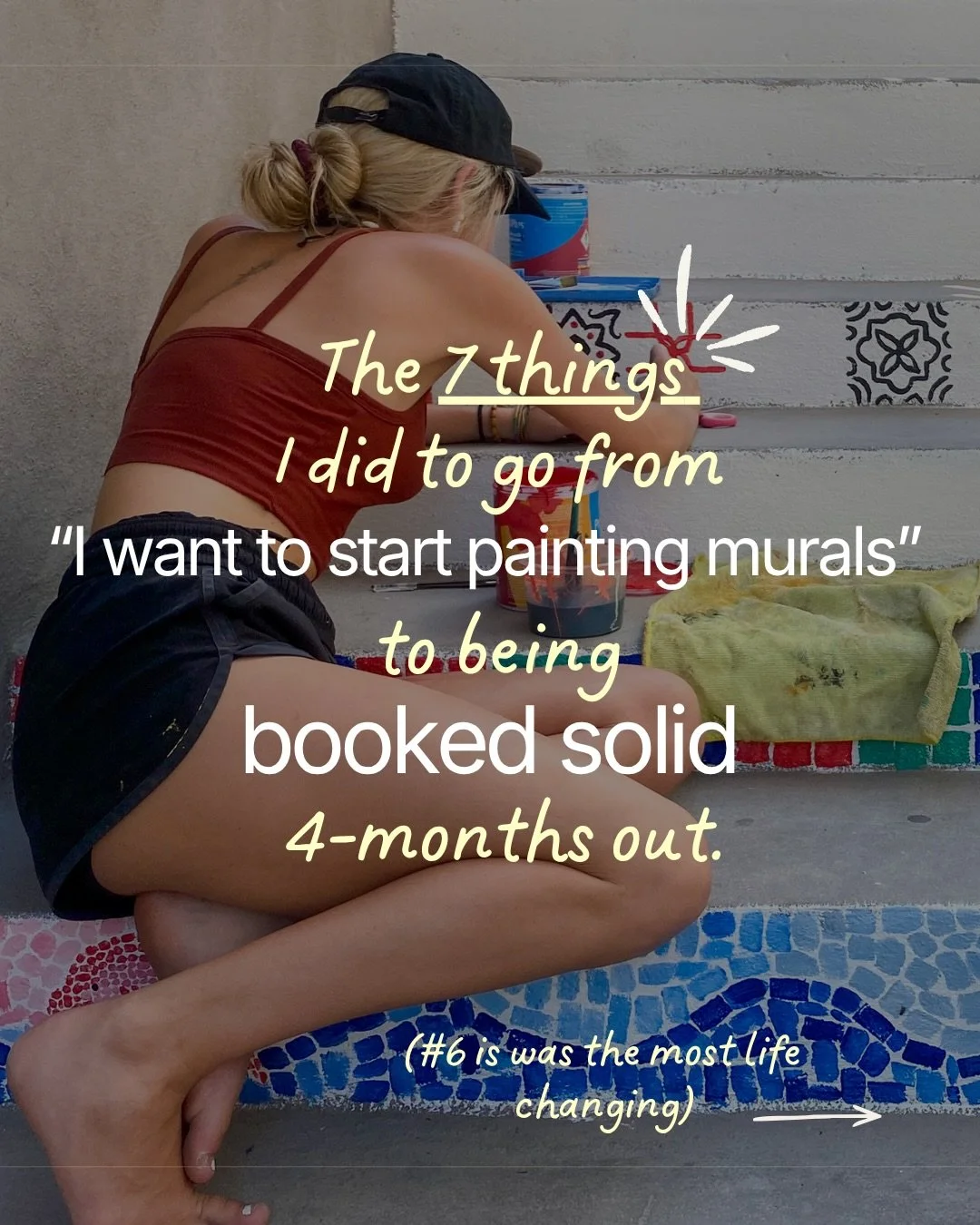 👇🏼 They&rsquo;re not the most traditional ways to find clients, but they get the job done when you&rsquo;re going from 0 to 100%

I wanna hear yours 🤭 

#findingclients #freelancer #muralist #muralartist #sandiego