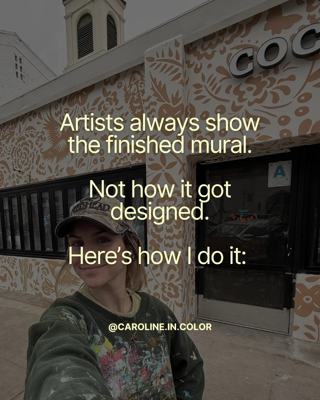 I&rsquo;ve yet to find a tutorial on Instagram about how muralists design their murals so I did it myself!! 

I searched for so long but ultimately, just did what I knew. 

I&rsquo;m sure I&rsquo;m missing so much information/ways to do it so please 