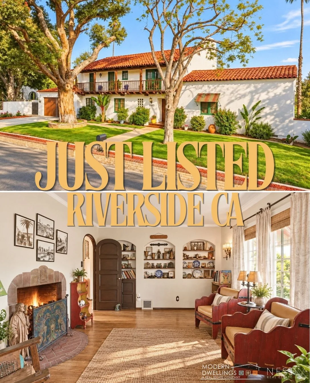 HJust listed. The John Howe Chase House. 🏡

In 1928, Harry B. Chase built this home as a wedding gift for his son. Later, Marion C. Miller, widow of Frank A. Miller of the historic Mission Inn, called it home for 23 years.
Nearly a century later, it