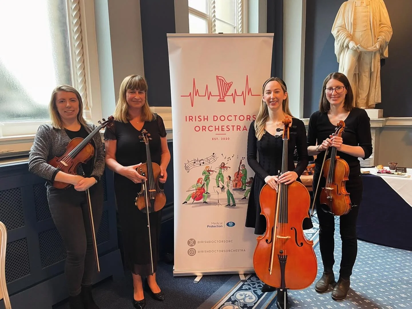 We were delighted to be invited to perform at RCPIs Health and Wellbeing Day this afternoon.