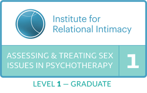 Level 1 Graduate badge for Institute for Relational Intimacy - Assessing & Treating Sex Issues in Psychotherapy
