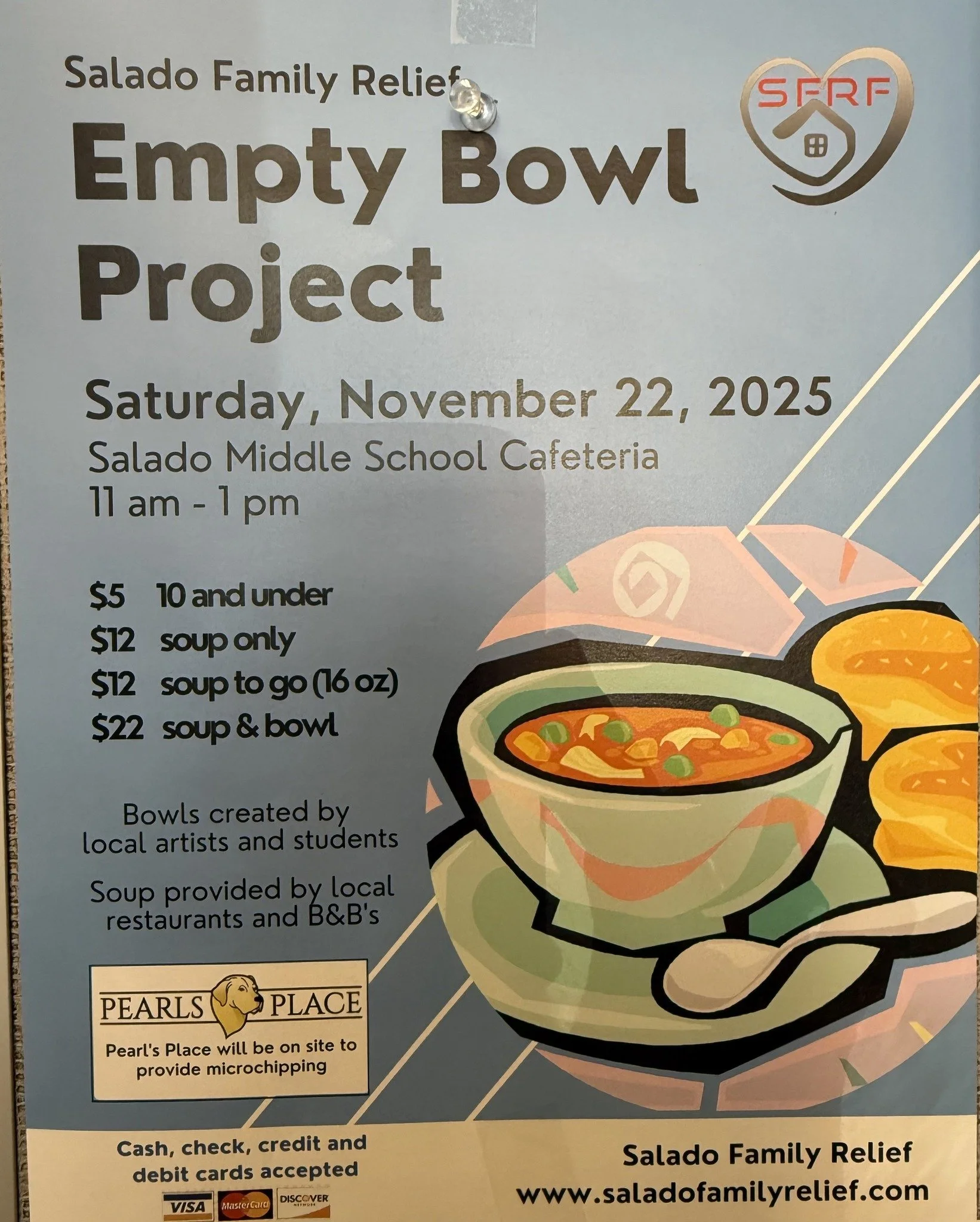 Fundraiser Salado Family Relief Empty Bowl Project