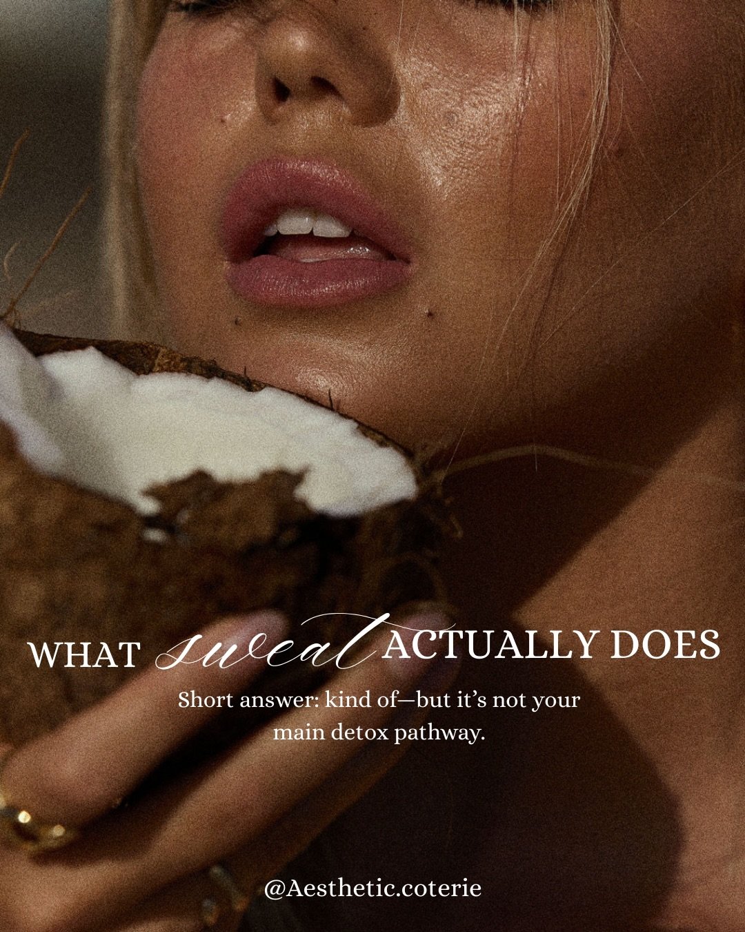 Sweating feels productive &mdash; but it isn&rsquo;t your body&rsquo;s main detox pathway.

Your liver, kidneys, gut, and lymphatic system do the heavy lifting. Sweat simply supports the process when the rest of the system is functioning well.

If yo