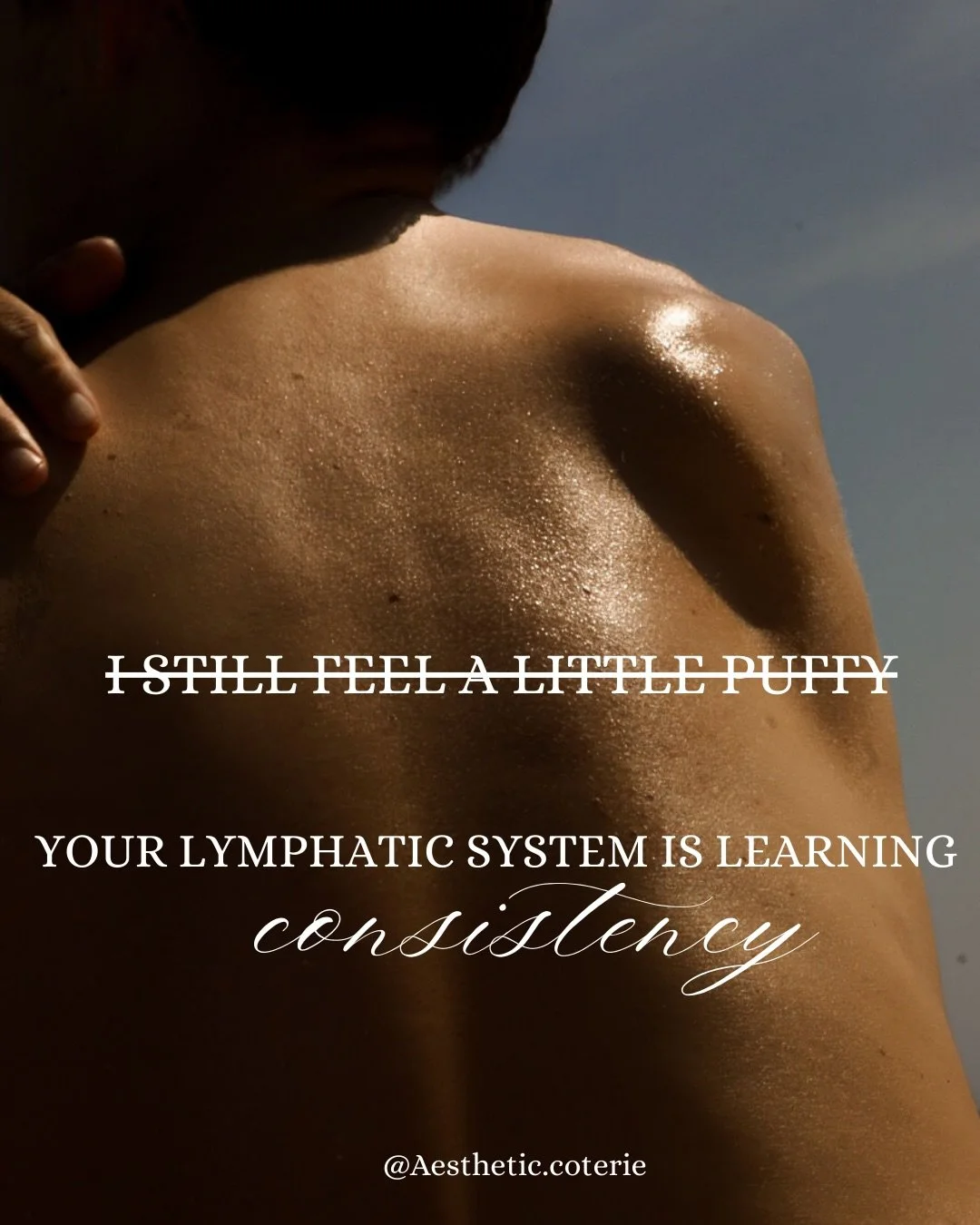 Progress in your lymphatic system is rarely loud.
It doesn&rsquo;t announce itself overnight.

It shows up in subtle ways&mdash;
less heaviness,
clearer mornings,
a body that feels more at ease.

The lymphatic system responds to rhythm, not force.
Co