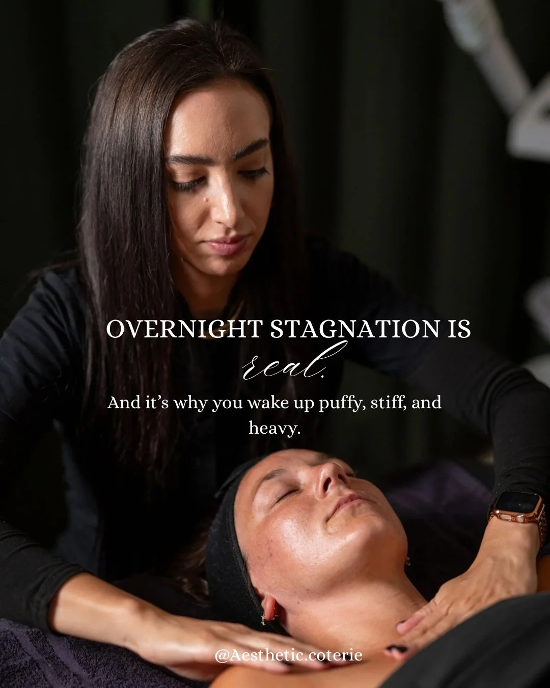 You don&rsquo;t wake up puffy because you slept wrong.

You wake up puffy because your lymphatic system slowed overnight.

Unlike your cardiovascular system, your lymphatic system depends on movement to function. When you lie still for hours, fluid n