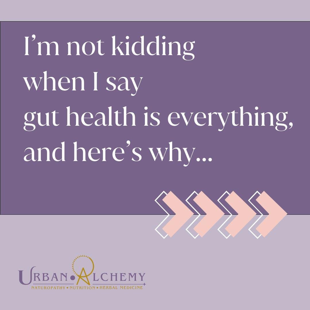 I'm not kidding when I say gut health is EVERYTHING! From your immune system to your mental health, digestion, and even skin &ndash; your gut plays a huge role. Swipe through to learn why your gut deserves all the love! 💚⁣ ⁣ 

Ready to nourish your 