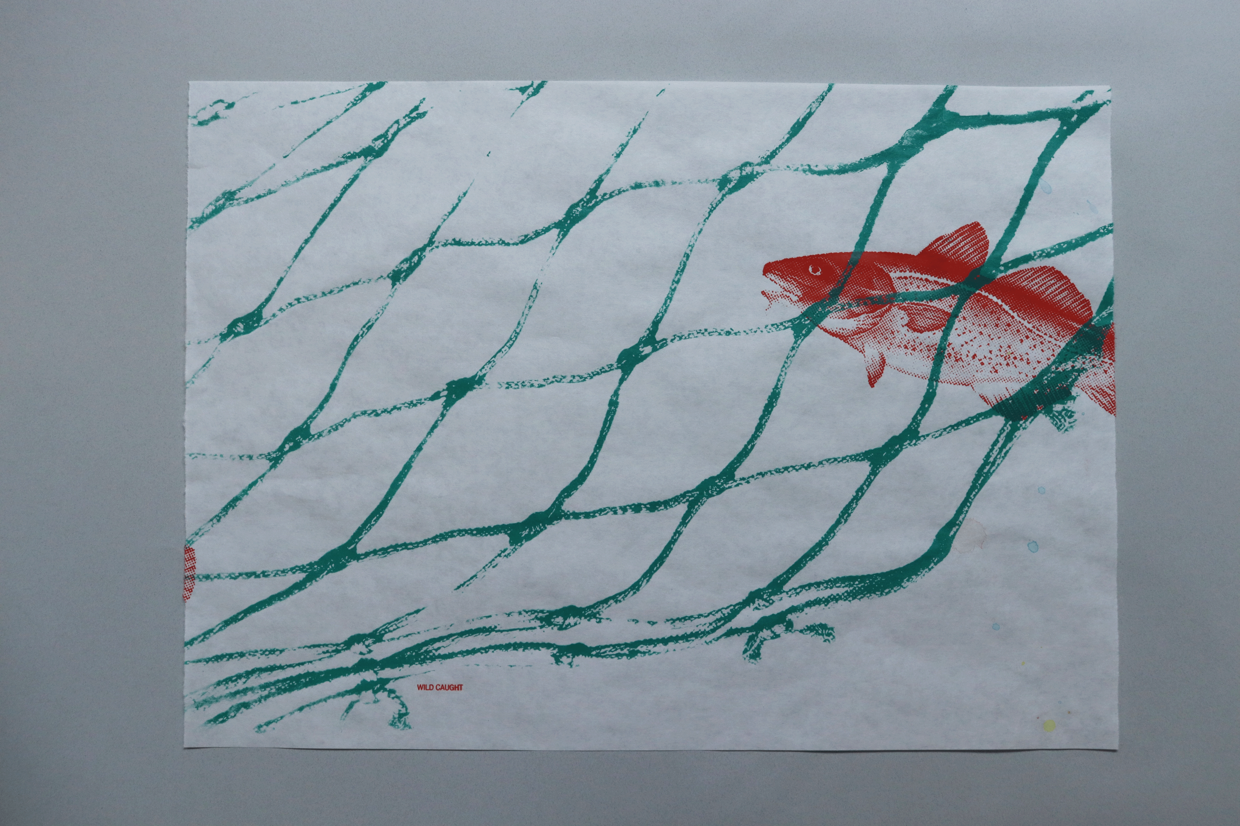 WILD CAUGHT screen prints