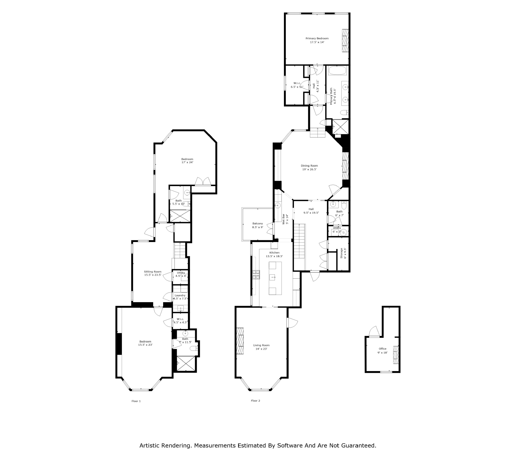 Floor Plan — 304 Commonwealth Ave, Unit 1