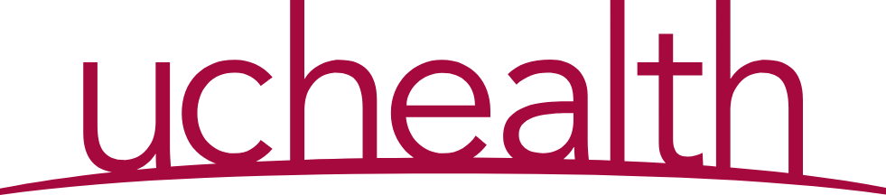 Close-up of the word 'Uhealth' in maroon text on a white background.
